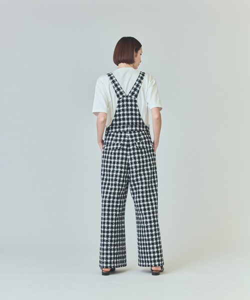 GRACE CLASS（グレースクラス）の「チェックツイードサロペット（その他パンツ・レディース・ピンク/ブラック・38/36）」の6枚目の写真