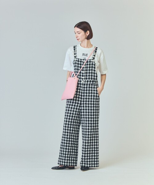 GRACE CLASS（グレースクラス）の「チェックツイードサロペット（その他パンツ・レディース・ピンク/ブラック・38/36）」の8枚目の写真