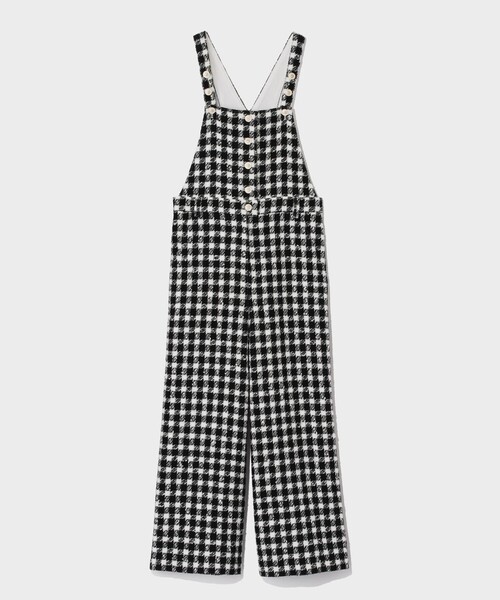 GRACE CLASS（グレースクラス）の「チェックツイードサロペット（その他パンツ・レディース・ピンク/ブラック・38/36）」の10枚目の写真