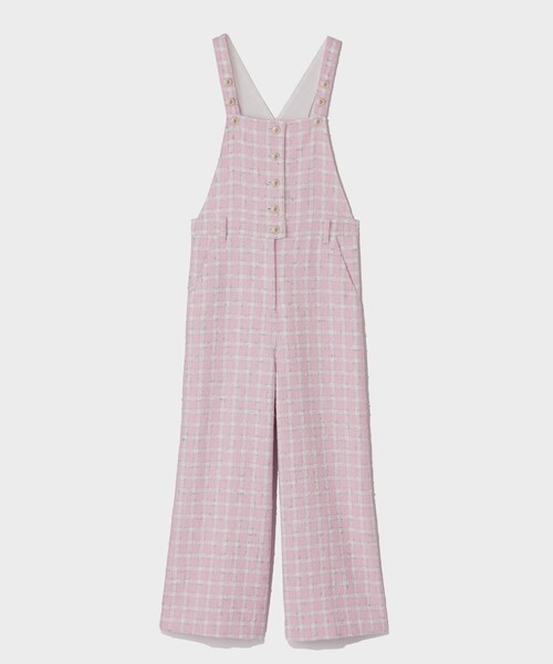 GRACE CLASS（グレースクラス）の「チェックツイードサロペット（その他パンツ・レディース・ピンク/ブラック・38/36）」の15枚目の写真