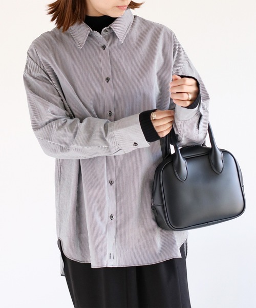 cepo(セポ)の「〈2way〉レギュラーシャツブラウス&カシュクール(シャツ/ブラウス・レディース・オフホワイト/ブラック/サックスブルー/ピンク・M)」の11枚目の写真