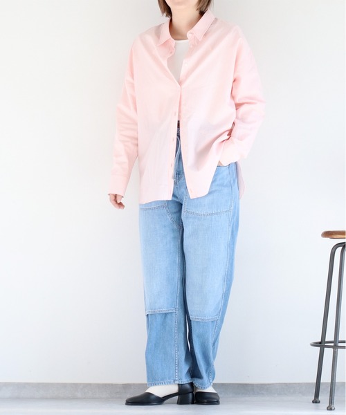 cepo(セポ)の「〈2way〉レギュラーシャツブラウス&カシュクール(シャツ/ブラウス・レディース・オフホワイト/ブラック/サックスブルー/ピンク・M)」の6枚目の写真