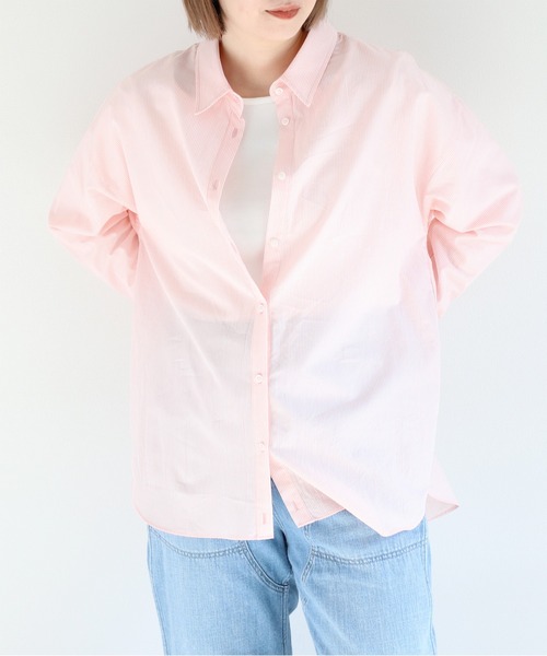 cepo(セポ)の「〈2way〉レギュラーシャツブラウス&カシュクール(シャツ/ブラウス・レディース・オフホワイト/ブラック/サックスブルー/ピンク・M)」の5枚目の写真