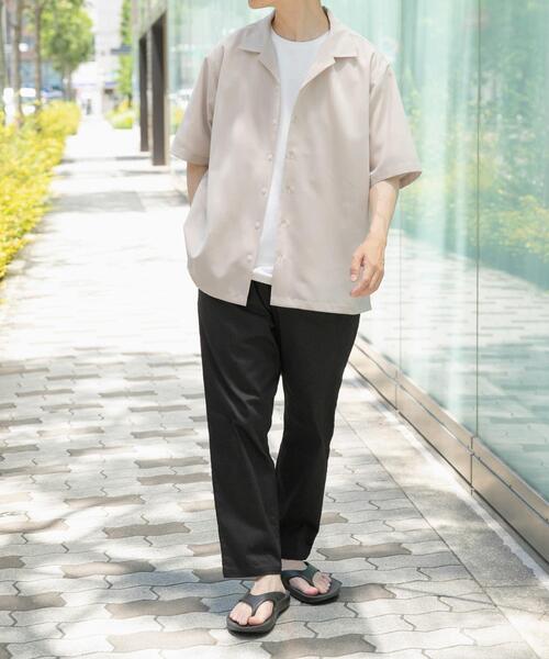 ITEMS URBANRESEARCH（アイテムズ アーバンリサーチ）の「ハイストレッチ リラックスパンツ（その他パンツ・メンズ・インディゴブルー/ベージュ/ブラック/カーキ・MEDIUM/LARGE/SMALL）」の7枚目の写真