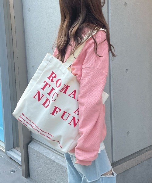 Futier land(フューティアランド)の「薄手オーバーサイズワッフルスウエット(スウェット・レディース・グレー/チャコールグレー/ピンク・FREE)」の4枚目の写真