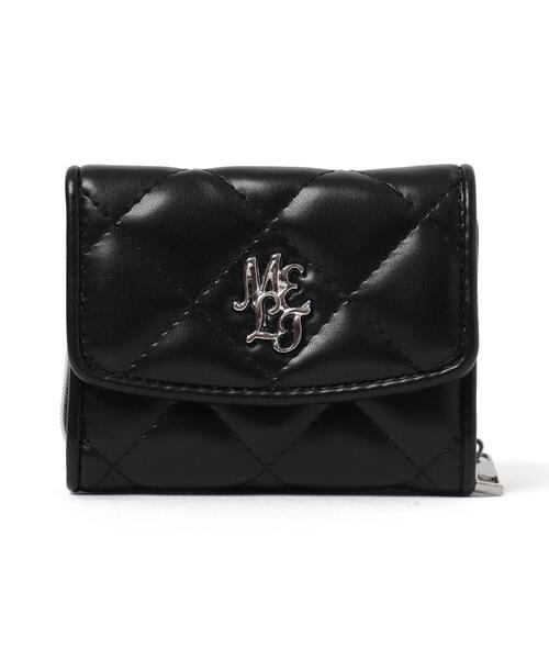 WEGO（ウィゴー）の「WEGO/メタルロゴキルティングウォレット（財布・レディース・サックスブルー/ライトピンク/ブラック/シルバー/ホワイト/ライトパープル・FREE）」の22枚目の写真