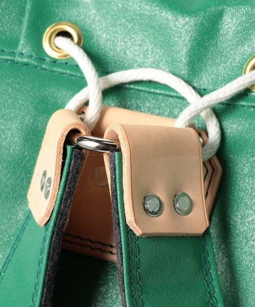 fennica（フェニカ）の「村本テント / 山菜リュック（バックパック/リュック・レディース・グリーン/イエロー・ONE SIZE）」の8枚目の写真