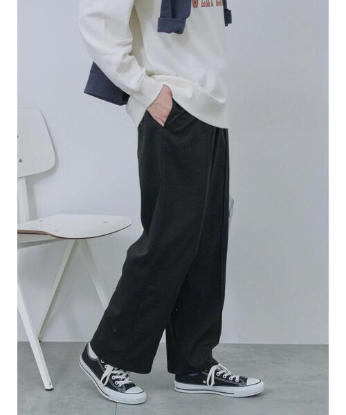 Samansa Mos2 blue（サマンサモスモスブルー）の「ピンタックイージーパンツ（その他パンツ・レディース・グリーン/ライトベージュ/ブラック/グレー・F）」の22枚目の写真