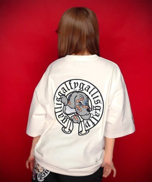 GALFY tシャツ GA×GALFY-ガリノハーツロンTee メンズ レディース
