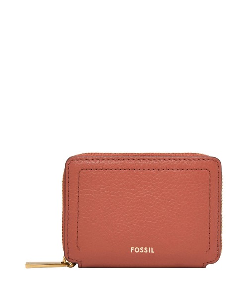 フォッシル カード入れ レディース レザー レッドSL10045604