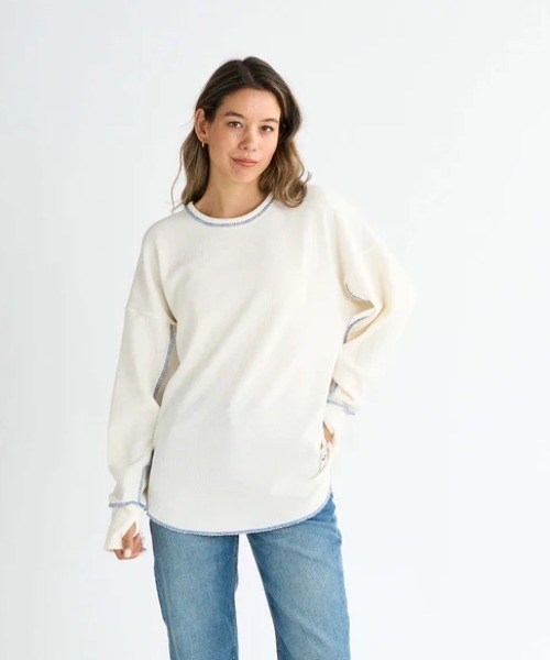 tシャツ AS YOU WISH L/S/ロキシーワッフル長袖ロンT レディース Roxy AS YOU WISH L/S ウィメンズ Tシャツ ロンT