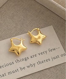 lit.Cy（リットシー）の「スター モチーフ ミニ フープ ピアス（ピアス（両耳用））」
