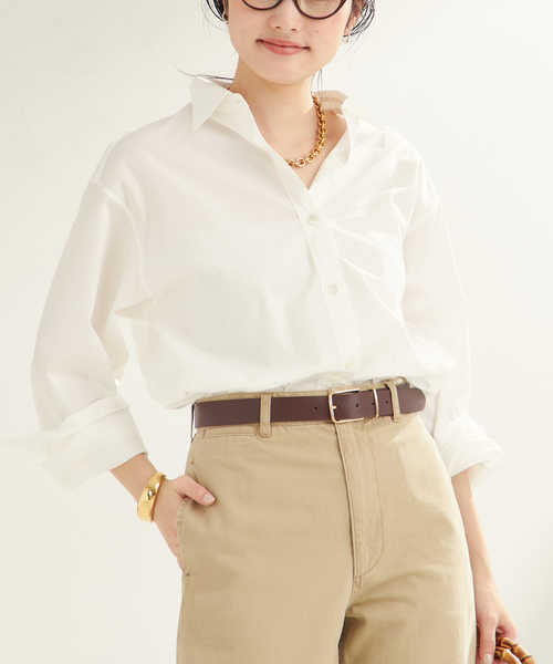 【Plage】COTTON BASIC シャツ セール】COTTON BASIC シャツ（シャツ/ブラウス）｜Plage