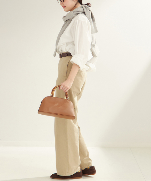 plage(プラージュ)の「COTTON BASIC シャツ(シャツ/ブラウス・レディース・ホワイト/サックスブルー・FREE)」の16枚目の写真
