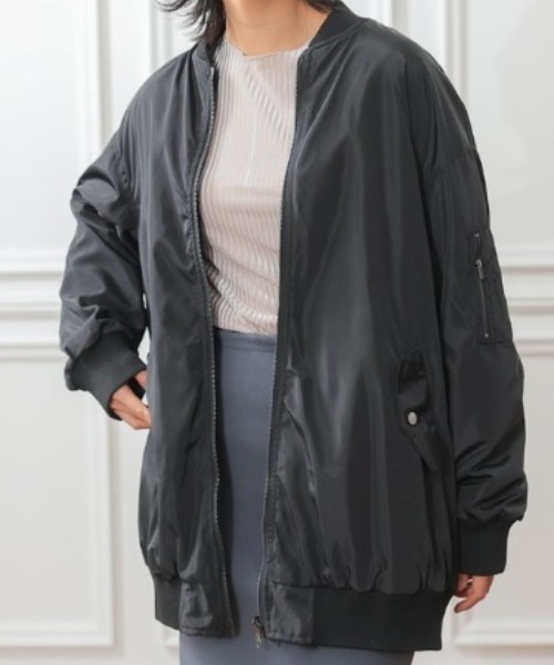 セール】リバーシブルMA-1裏ボアブルゾン（その他アウター