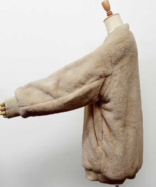 aquagarage（アクアガレージ）の「リバーシブルMA-1裏ボアブルゾン（その他アウター・レディース・カーキ/ブラック/モカ・M）」の14枚目の写真