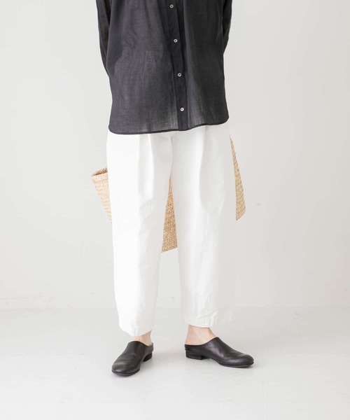 スイーツ好き 極美品✨kagure かぐれ❤️コットンクロップドパンツ 白 コットンクロップドパンツ（その他パンツ）｜かぐれ（カグレ）の