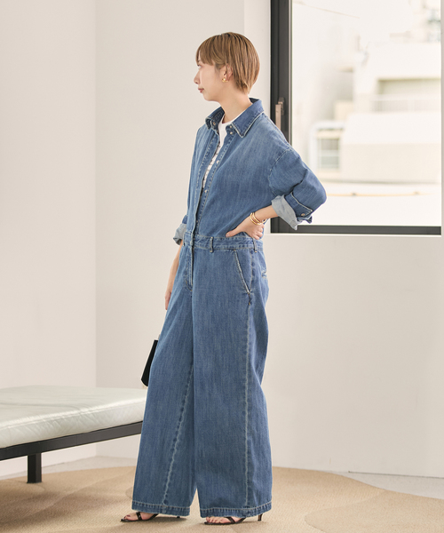 *週末お値下げ中*【新品 タグ付】Plage R’IAM デニムオールインワン 週末お値下げ中*【新品 タグ付】Plage R'IAM デニム