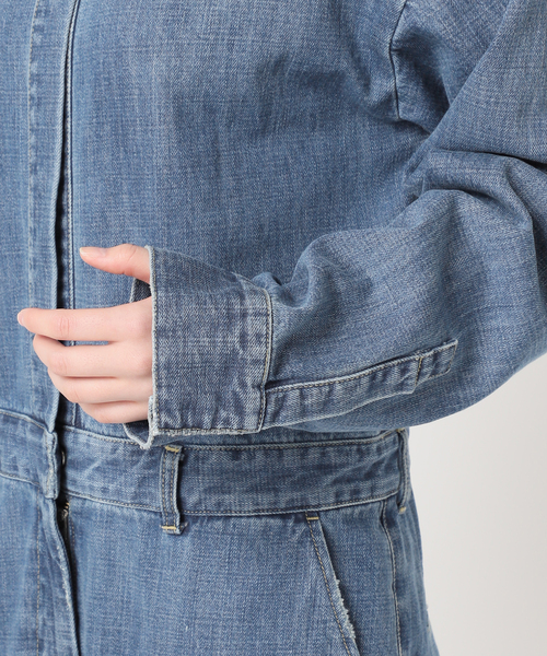 *週末お値下げ中*【新品 タグ付】Plage R’IAM デニムオールインワン セール】R'IAM デニムオールインワン（つなぎ/オールインワン