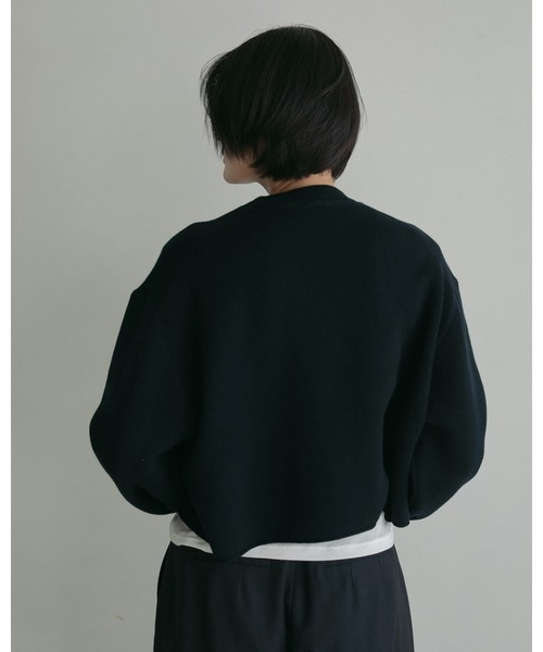 anuke（アンヌーク）の「Crewneck Stitch Knit（ニット/セーター・レディース・アイボリー/ネイビー/グレー・FREE）」の4枚目の写真
