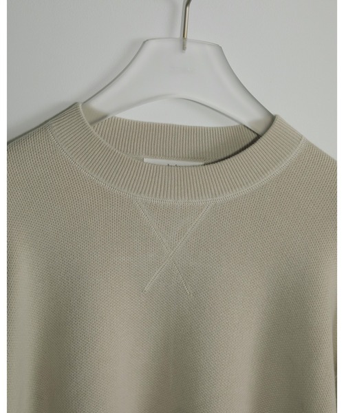 anuke（アンヌーク）の「Crewneck Stitch Knit（ニット/セーター