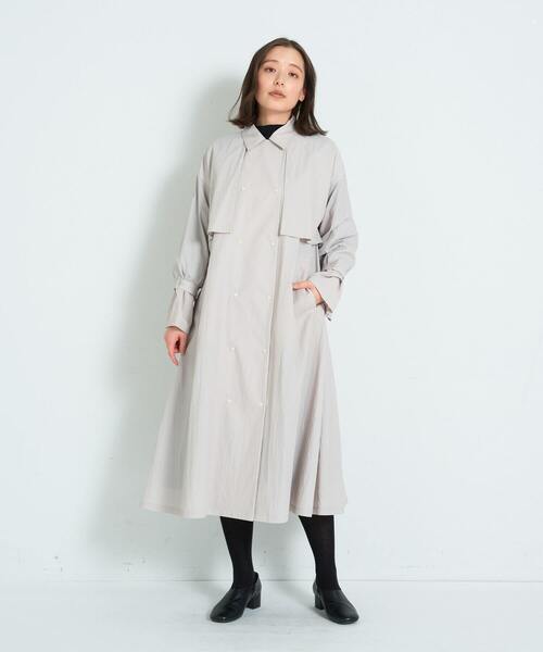 ADIEU TRISTESSE（アデュートリステス）の「スプリングトレンチコート（トレンチコート・レディース・ブルーグレー/ベージュ・38）」の22枚目の写真