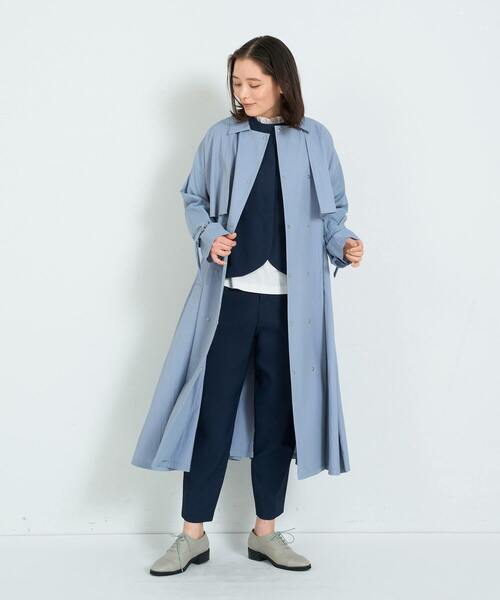 ADIEU TRISTESSE（アデュートリステス）の「スプリングトレンチコート（トレンチコート・レディース・ブルーグレー/ベージュ・38）」の16枚目の写真