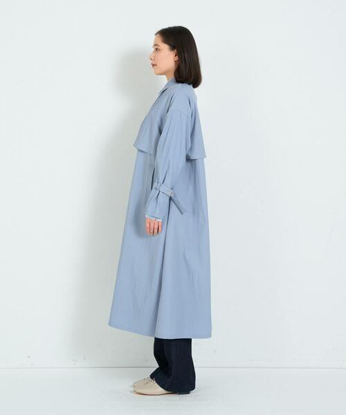 ADIEU TRISTESSE（アデュートリステス）の「スプリングトレンチコート（トレンチコート・レディース・ブルーグレー/ベージュ・38）」の10枚目の写真