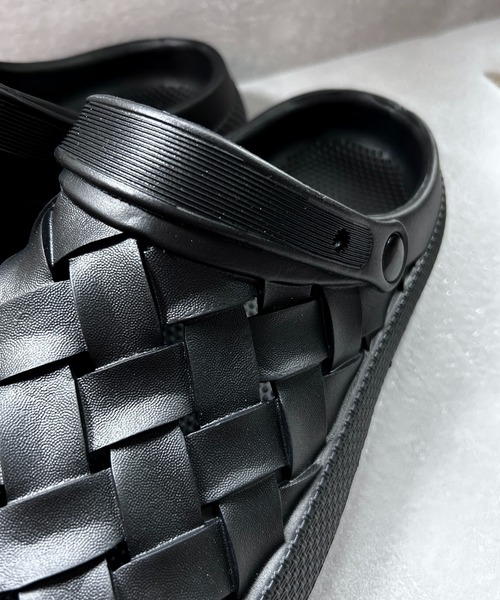 CALIFORNIA OUTFITTERS（カリフォルニア アウトフィッターズ）の「3-2A80 メッシュクロッグサンダル メンズ 幅広 スリッポン サボシューズ（サンダル・メンズ・ブラック・27cm/28cm）」の7枚目の写真