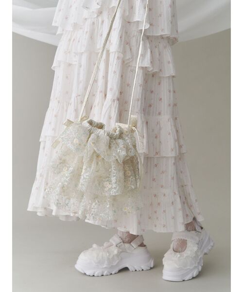 【新品】 merryjenny スパンコールフリルポシェット メリージェニー merry jenny スパンコールフリルポシェット
