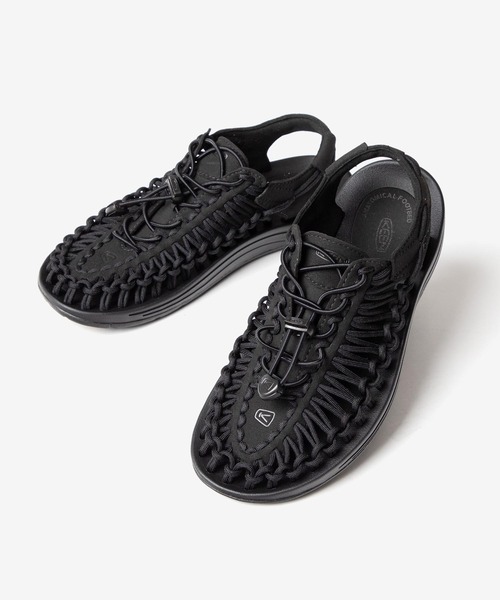 KEEN(キーン)の「キーン ユニーク オープンエアスニーカー KEEN UNEEK OPEN AIR SNEAKER(サンダル・レディース・ブラック・23.5cm/24.0cm/24.5cm/23.0cm)」の1枚目の写真
