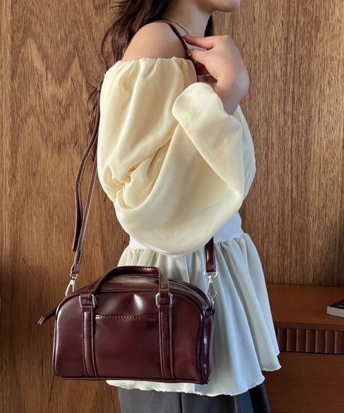 efill(エフィル)の「オフショル ボリューム シアー カジュアル ブラウス(シャツ/ブラウス・レディース・アイボリー/ラベンダー・FREE)」の12枚目の写真