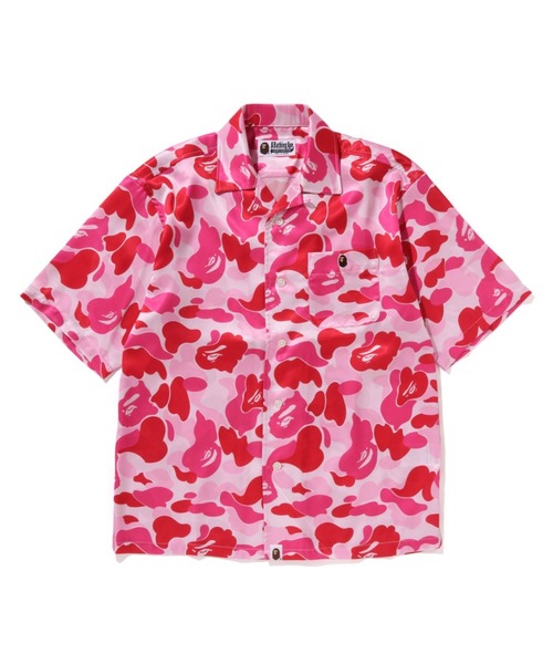 ABC CAMO OPEN COLLAR SHIRT オープンカラーシャツ A BATHING APE（アベイシングエイプ）の「ABC CAMO OPEN COLLAR SHIRT