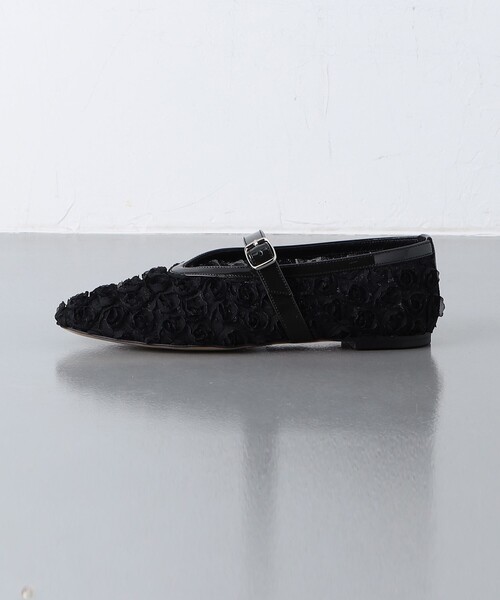 値下げ★【新品未使用】HEWN フラットバレエシューズ サイズ38 ブラウン フラットシューズ Sq ballet flats 72501