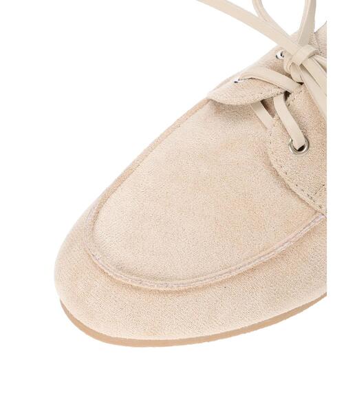 Lugnoncure（ルノンキュール）の「デッキシューズ《2025spring catalog item》（その他シューズ・レディース・ベージュ/ブラウン/ブラック・L/M）」の4枚目の写真