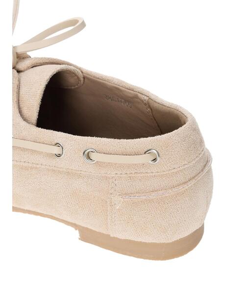 Lugnoncure（ルノンキュール）の「デッキシューズ《2025spring catalog item》（その他シューズ・レディース・ベージュ/ブラウン/ブラック・L/M）」の5枚目の写真