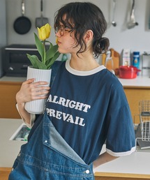アソート メッセージ ロゴ グラフィック 半袖Tシャツ