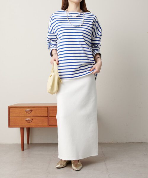 SHENERY（シーナリー）の「《美シルエット》《ストレッチ仕様》ポンチタイトスカート（スカート・レディース・ブラック/グレー/オフホワイト・38/36）」の6枚目の写真