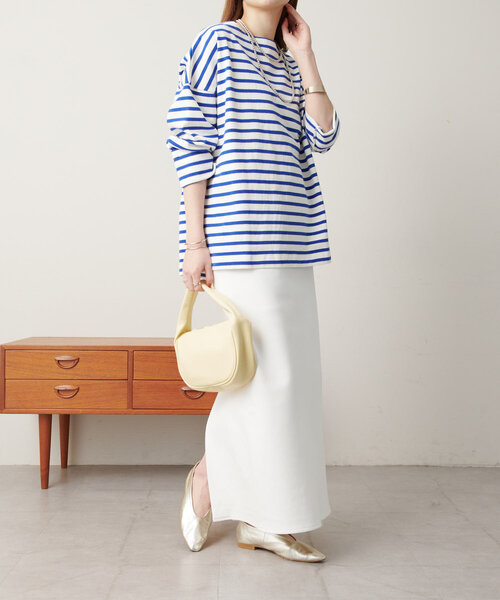 SHENERY（シーナリー）の「《美シルエット》《ストレッチ仕様》ポンチタイトスカート（スカート・レディース・ブラック/グレー/オフホワイト・38/36）」の7枚目の写真