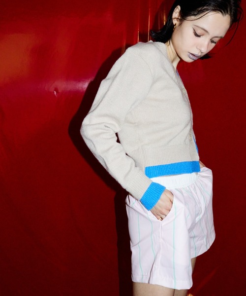 WONEM(ウォンエム)の「ストライプショートパンツ(その他パンツ・レディース・ピンク・FREE)」の5枚目の写真