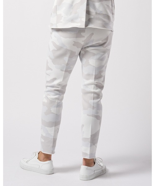 wjk(ダヴルジェイケイ)の「【LEON×B'2nd×wjk】function knit easy slacks(original camo)(スラックス・メンズ・グレー系その他・MEDIUM/LARGE/X-LARGE/SMALL)」の3枚目の写真