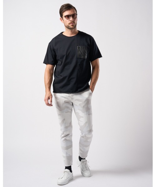wjk(ダヴルジェイケイ)の「【LEON×B'2nd×wjk】function knit easy slacks(original camo)(スラックス・メンズ・グレー系その他・MEDIUM/LARGE/X-LARGE/SMALL)」の17枚目の写真