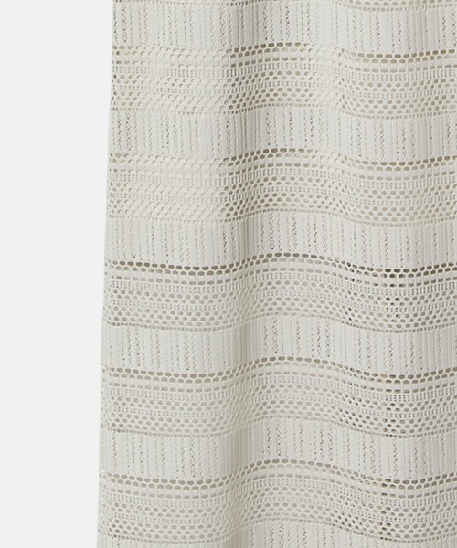 LE CIEL BLEU(ルシェルブルー)の「レースマキシドレス / Lace Maxi Dress(ワンピース・レディース・ブラック/アイボリー・38/36)」の5枚目の写真