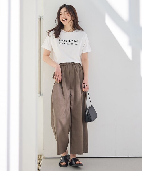 ANY(エニィ)の「オーガビッツロゴ・フォトTシャツ(Tシャツ/カットソー・レディース・ブラック系1/ホワイト系4/ホワイト系2/ホワイト系3・4)」の8枚目の写真