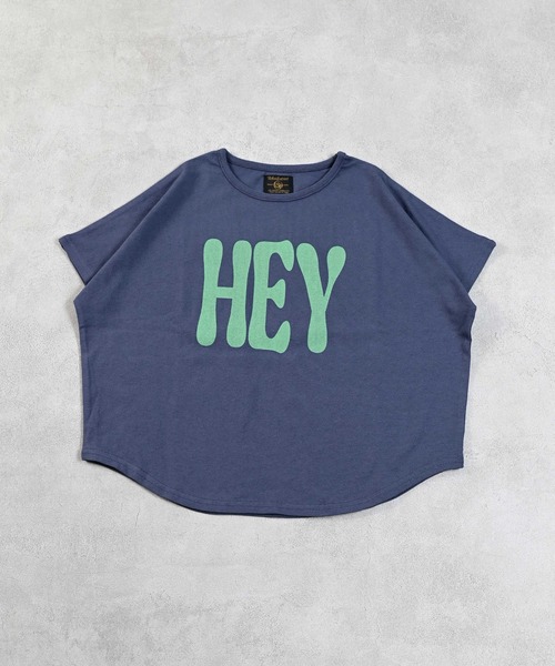 Life Support Products（ライフサポートプロダクツ）の「プリントドルマンＴシャツ（Tシャツ/カットソー・キッズ・ネイビー/オフホワイト/杢グレー/モカ/イエロー/レッド・120/110/100/95/90/80/150/140/130）」の4枚目の写真