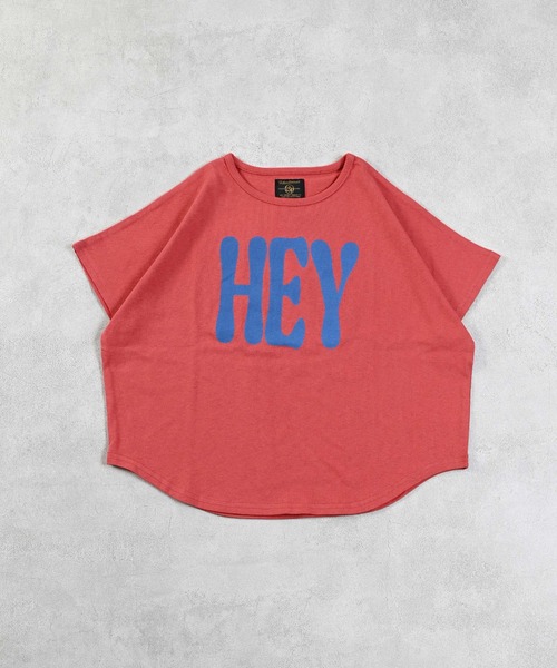 Life Support Products（ライフサポートプロダクツ）の「プリントドルマンＴシャツ（Tシャツ/カットソー・キッズ・ネイビー/オフホワイト/杢グレー/モカ/イエロー/レッド・120/110/100/95/90/80/150/140/130）」の6枚目の写真