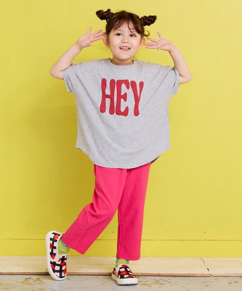 Life Support Products（ライフサポートプロダクツ）の「プリントドルマンＴシャツ（Tシャツ/カットソー・キッズ・ネイビー/オフホワイト/杢グレー/モカ/イエロー/レッド・120/110/100/95/90/80/150/140/130）」の22枚目の写真