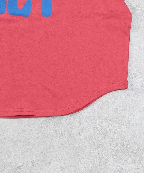 Life Support Products（ライフサポートプロダクツ）の「プリントドルマンＴシャツ（Tシャツ/カットソー・キッズ・ネイビー/オフホワイト/杢グレー/モカ/イエロー/レッド・120/110/100/95/90/80/150/140/130）」の16枚目の写真