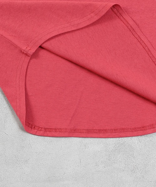 Life Support Products（ライフサポートプロダクツ）の「プリントドルマンＴシャツ（Tシャツ/カットソー・キッズ・ネイビー/オフホワイト/杢グレー/モカ/イエロー/レッド・120/110/100/95/90/80/150/140/130）」の7枚目の写真