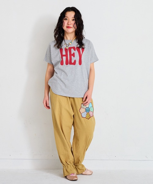 Life Support Products（ライフサポートプロダクツ）の「プリントドルマンＴシャツ（Tシャツ/カットソー・キッズ・ネイビー/オフホワイト/杢グレー/モカ/イエロー/レッド・120/110/100/95/90/80/150/140/130）」の18枚目の写真